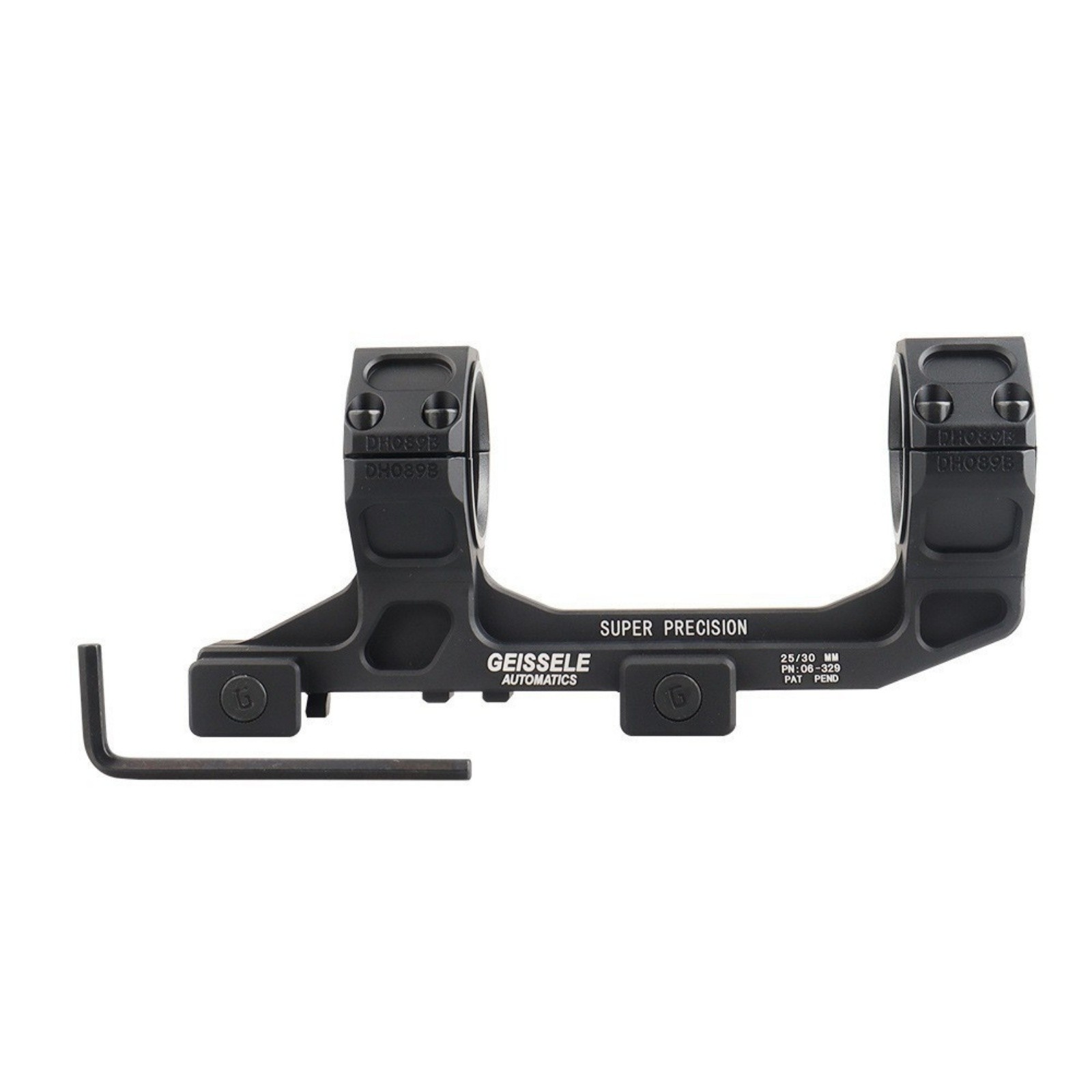 30mm Scope Mount 1.54 Height Aluminum Picatinny Weaver Rail Black