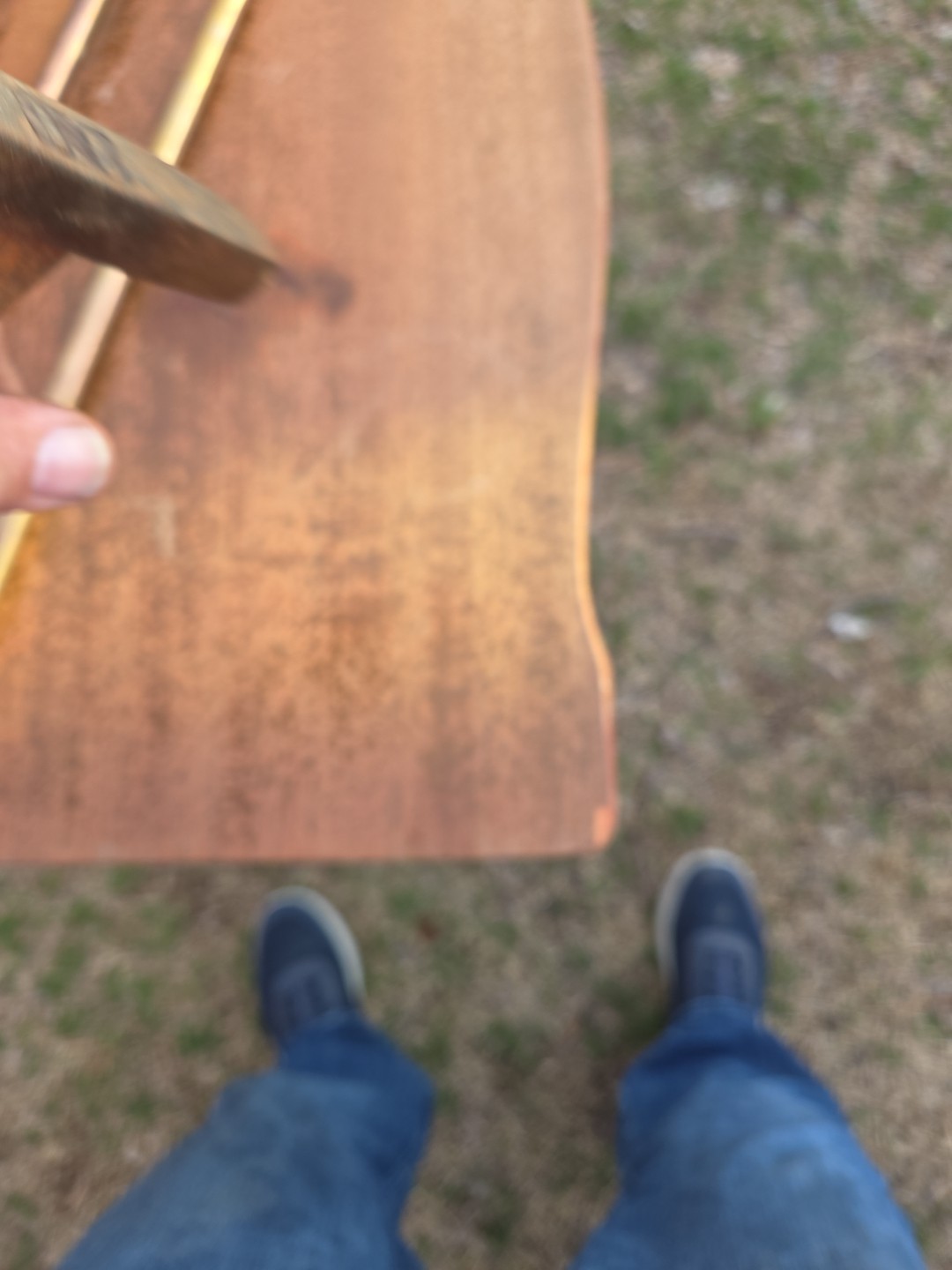 VINTAGE SPLIT HEAD TACK HAMMER BRADS SOLID HANDLE SEE PHOTO DESCRIPTION