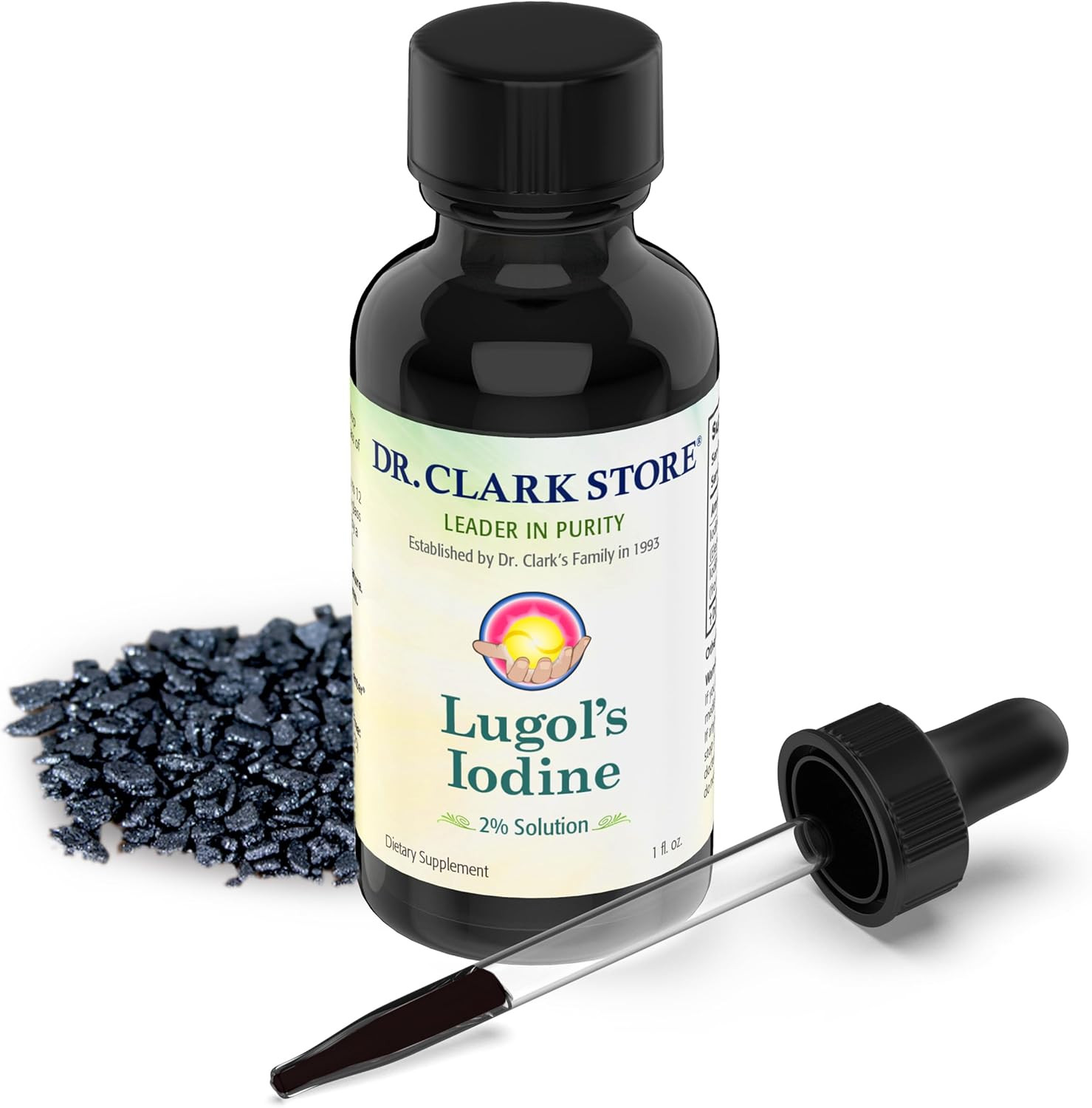 Stomach Saver from Dr. Clark , Contains Lugol�S Iodine 2% Granular Iodine - 1...