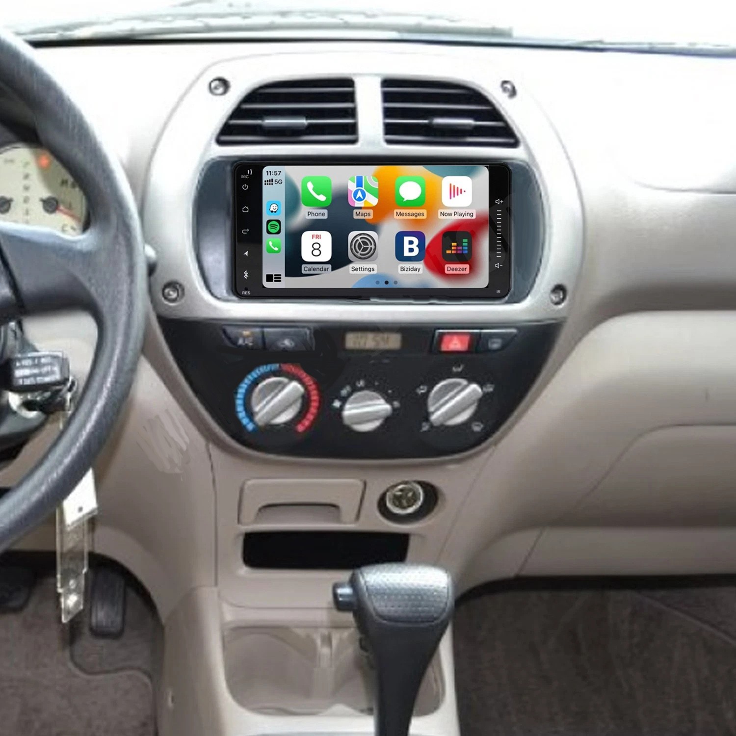 CarPlay Android 13 Car Stereo Radio GPS WiFi CAM For Toyota RAV4 2001-2008