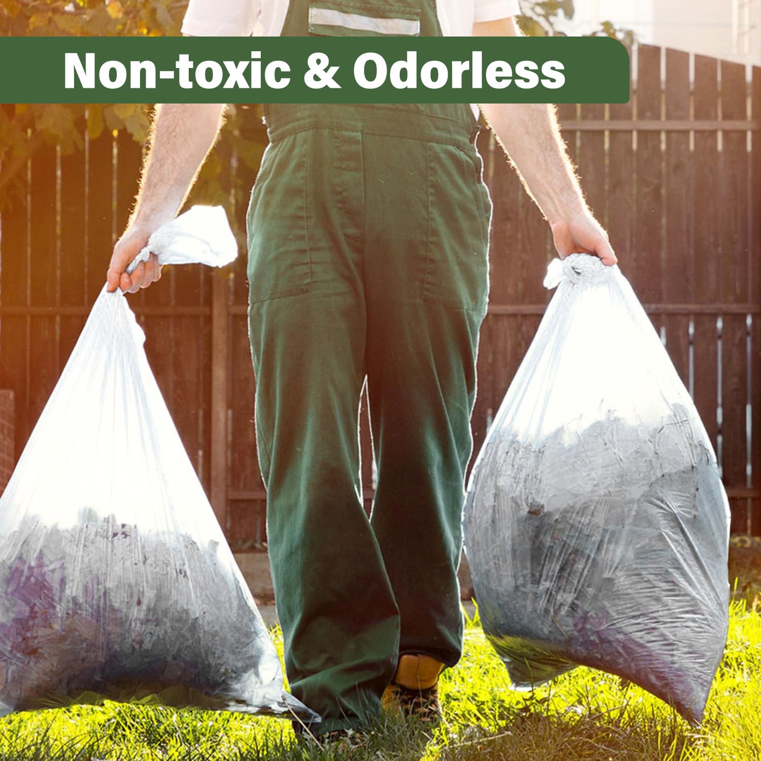 Jaoul 13 Gal Tall Kitchen Trash Bags Extra Strong 0.97 Mil Thick 260 Count