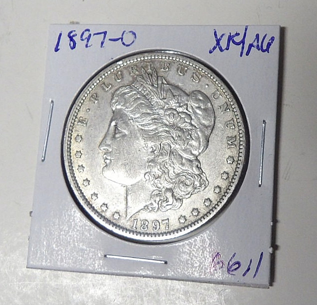 1897-O Morgan Silver Dollar XF/AU New Orleans Mint (62526)