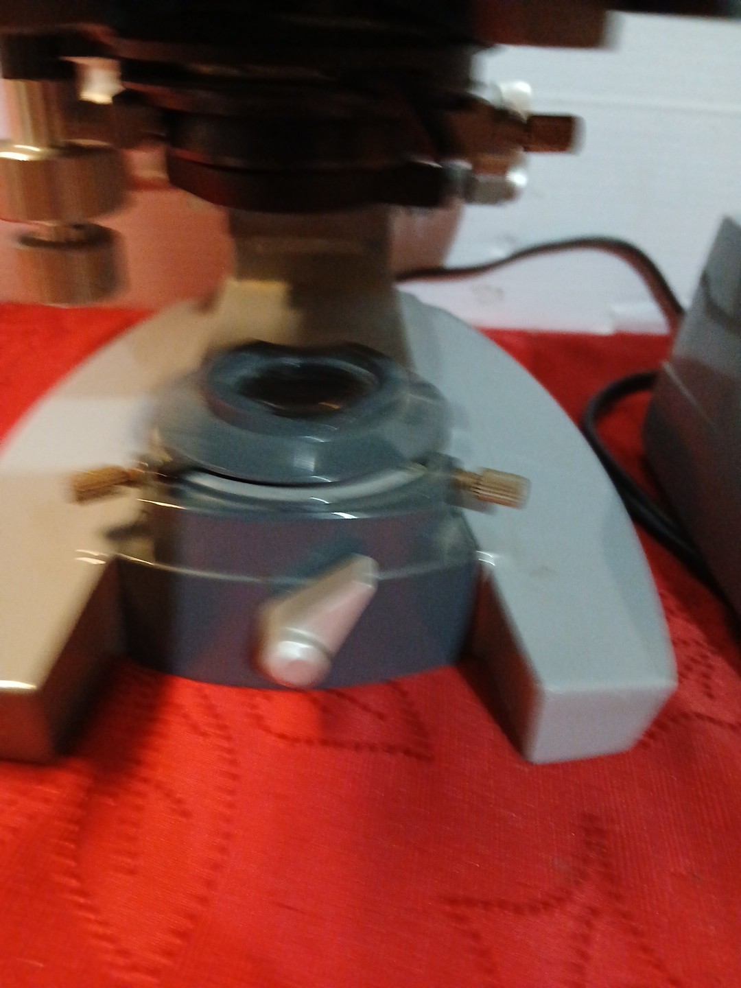 American Optical AO Microscope With Power Supply Transformer