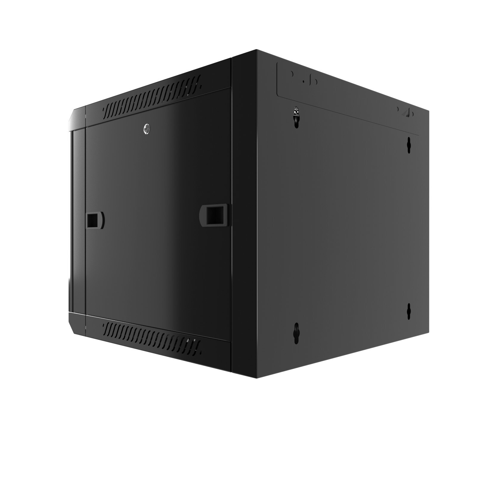 Server Rack 9U Wall Mount Cabinet Locking Networking Data Enclosure Glass Door