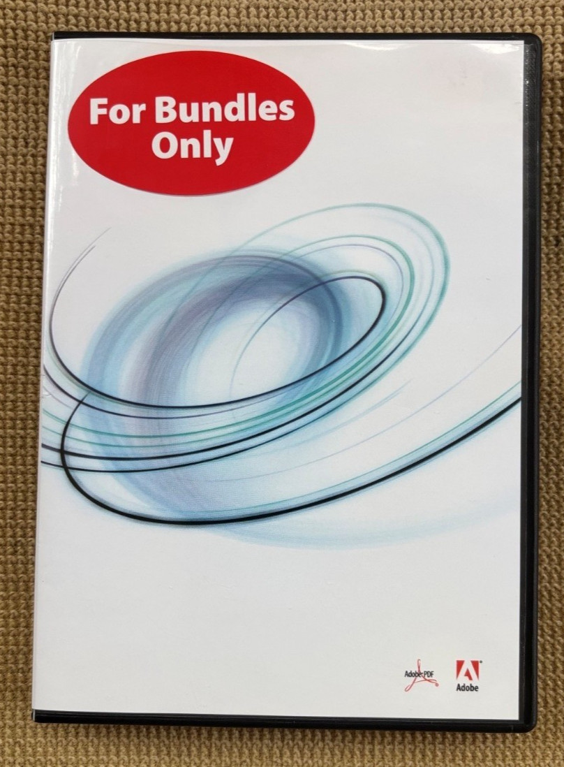 Adobe Acrobat 8 Standard Original OEM CD-ROM w/Case and Serial Number
