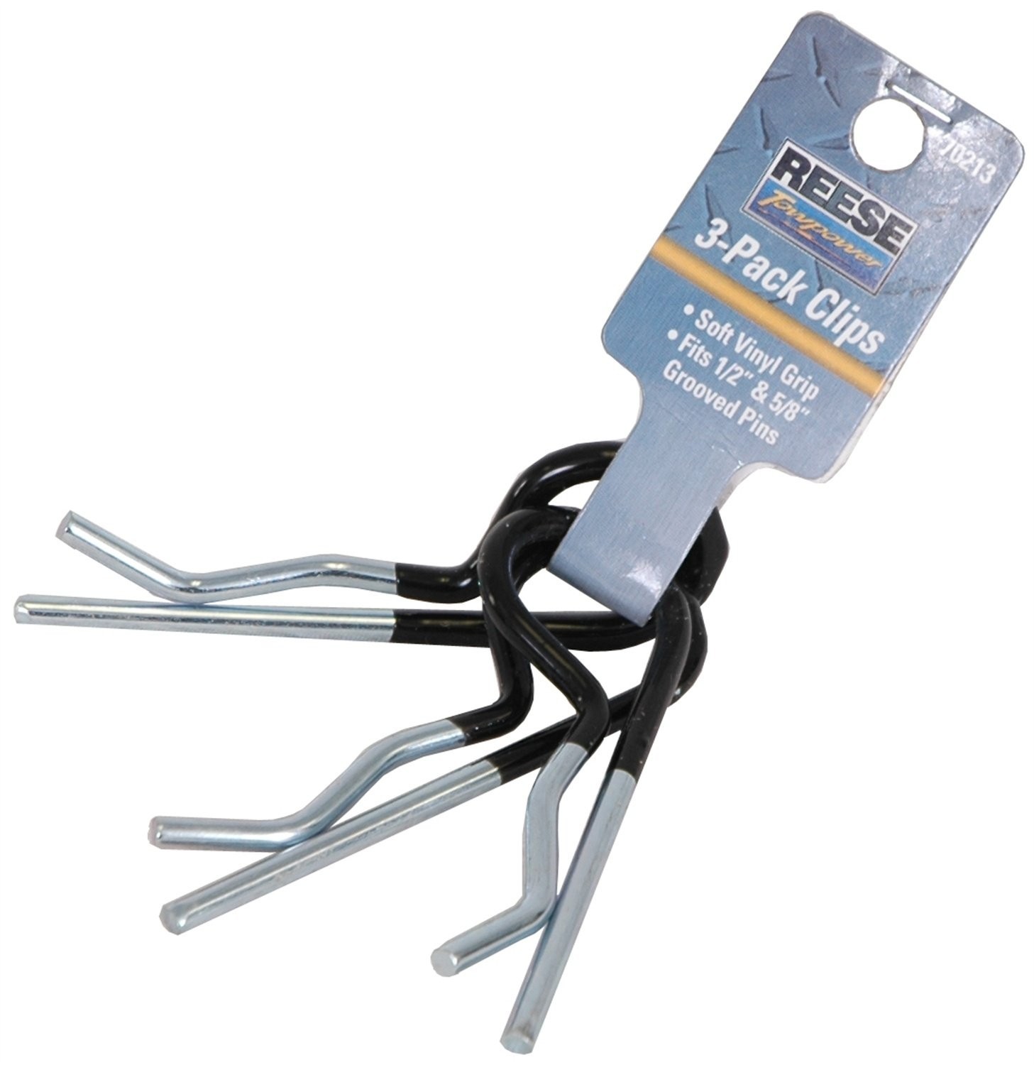 Towpower 3 Pack Cotter Clips - Durable Zinc Trailer Hitch Security Accessories