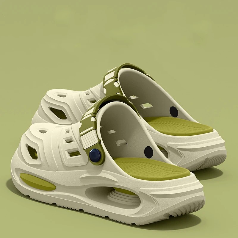 Mens EVA Clogs Shoes Sport Sandals - Breathable Summer Slides - Soft Thick Sole
