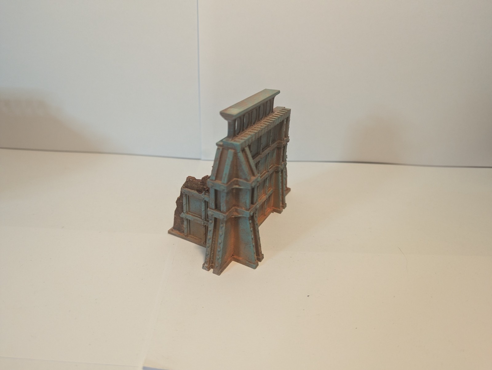 Small Factory Ruins Corner Pieces – 28mm Wargaming Terrain – 3D Printed
