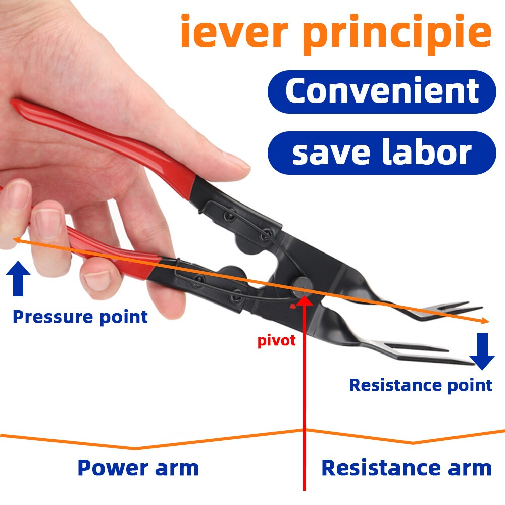 Car Trim Removal Tool Upholstery Interior Clip Dash Fastener Remover Disassembly