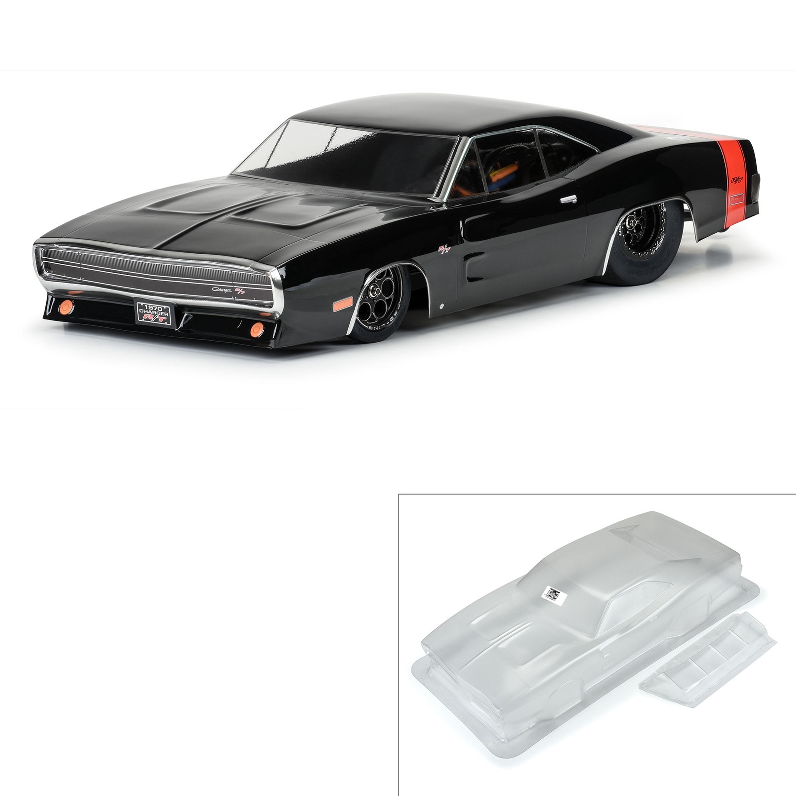 Pro-Line Racing 1/10 1970 Dodge Charger Clr Bdy Drag Car PRO359900 Car/Truck