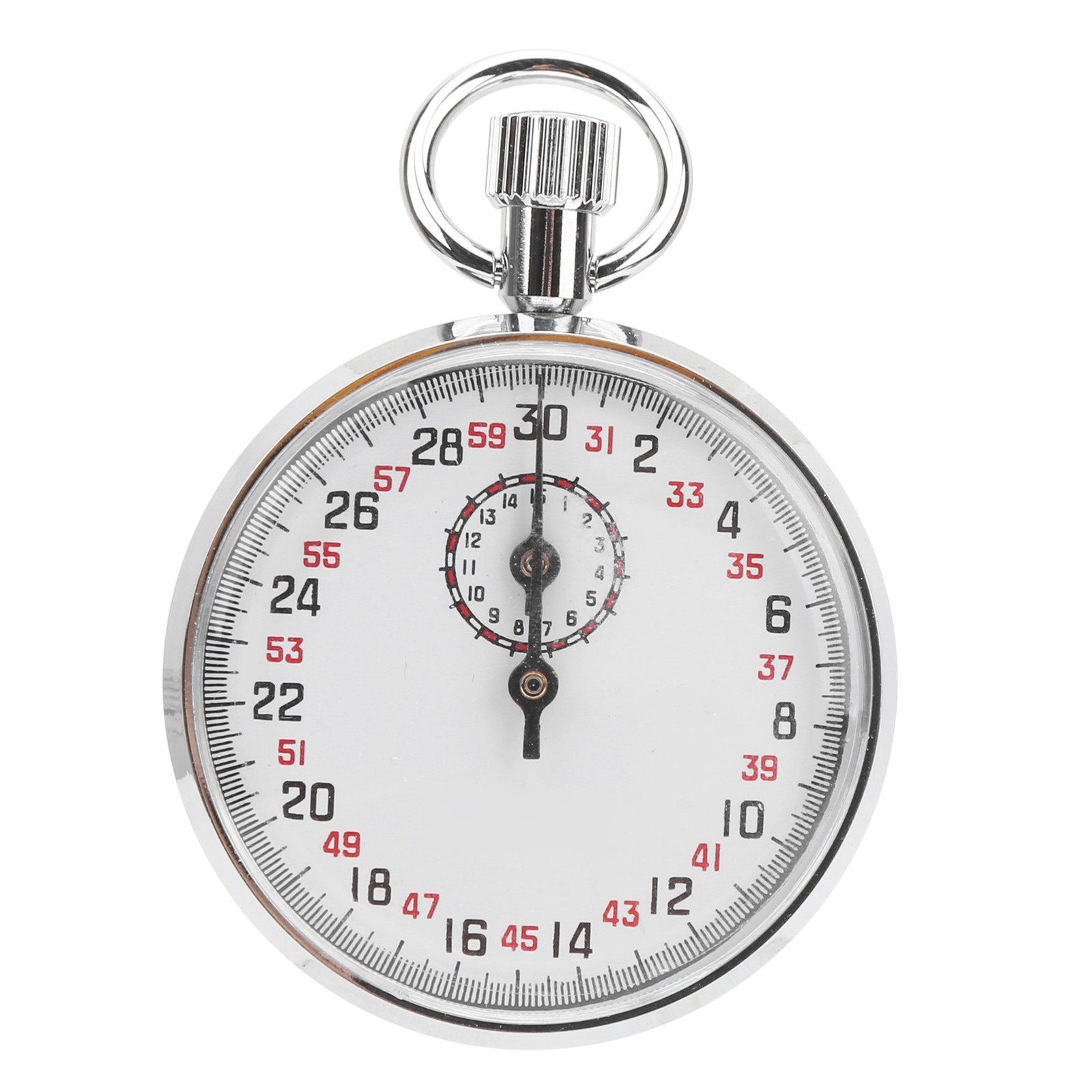Mechanical Stopwatch Round Sports Chronograph Running Timer Physics Teaching Kit