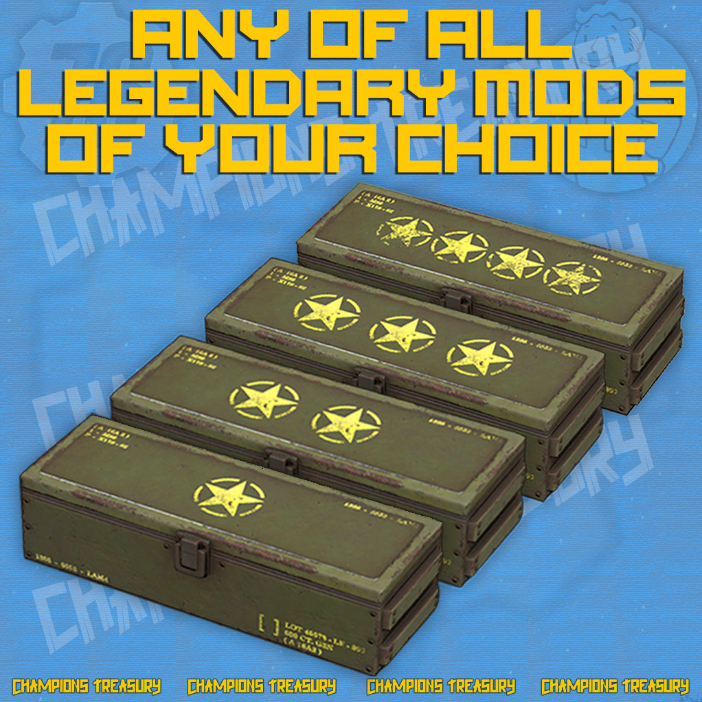 FALLOUT 76 [PC] LEGENDARY MODS | CHOOSE ANY 20