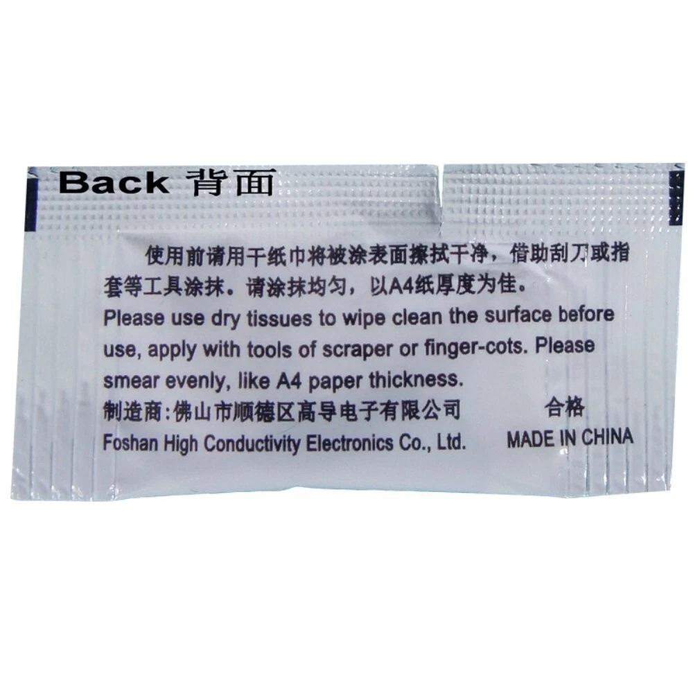 Thermal Paste Grease Heatsink Compound for Computer CPU GPU GD900 10 Soft Packs