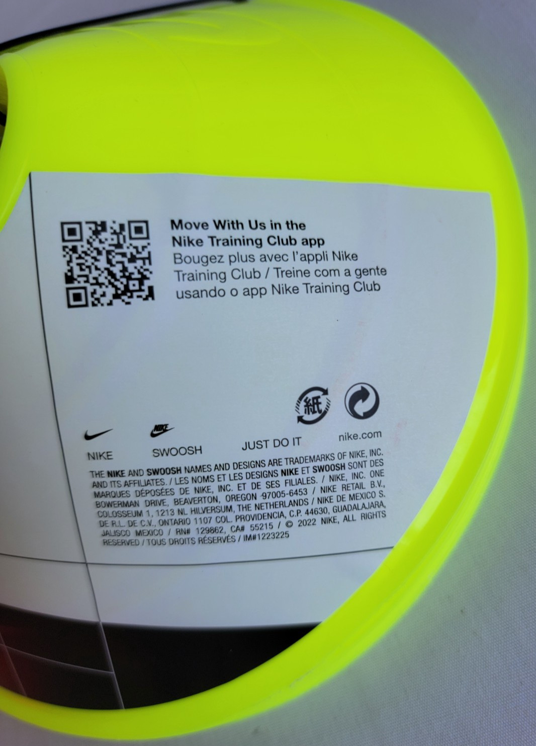 Unisex Yellow Nike 10 Pack Training Cones