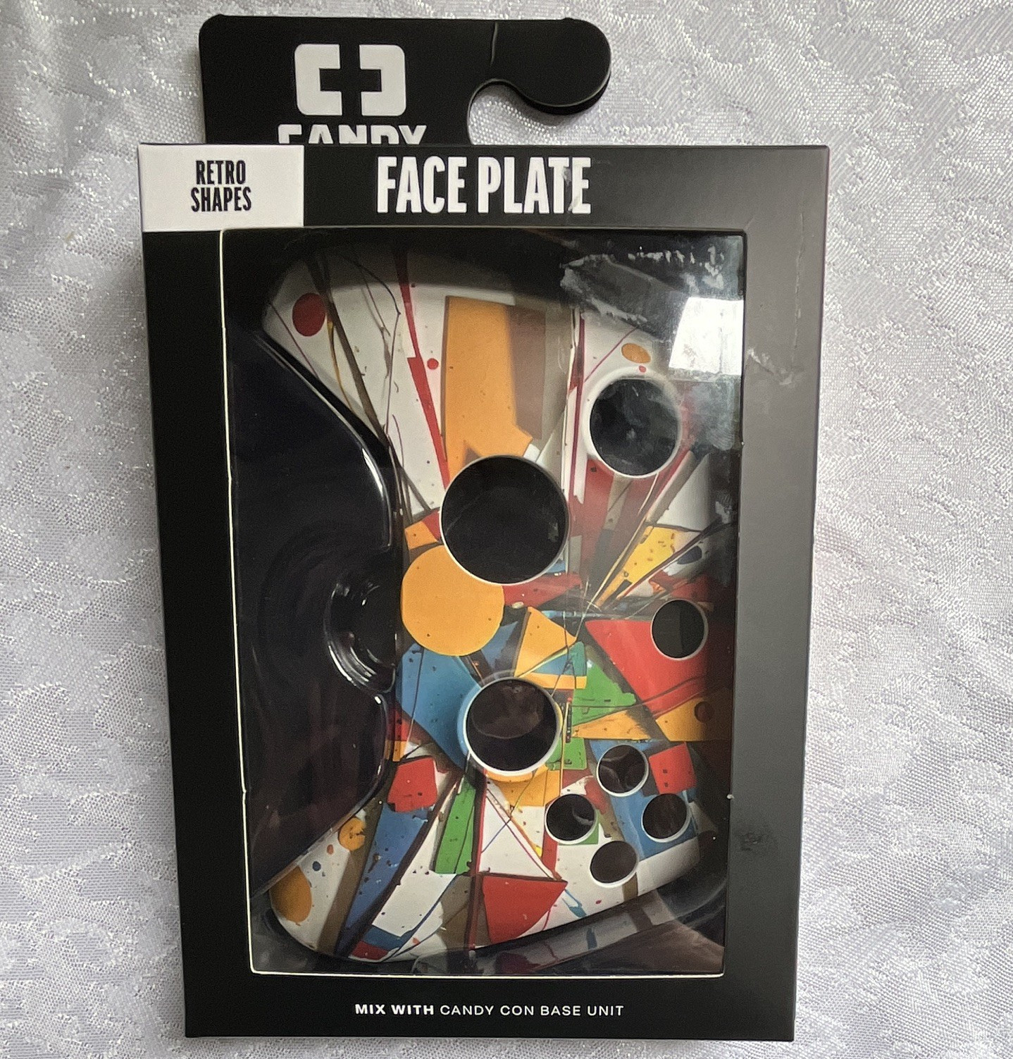 Candy Con Retro Shapes Magnetic Snap-On Faceplate for Wireless Controller