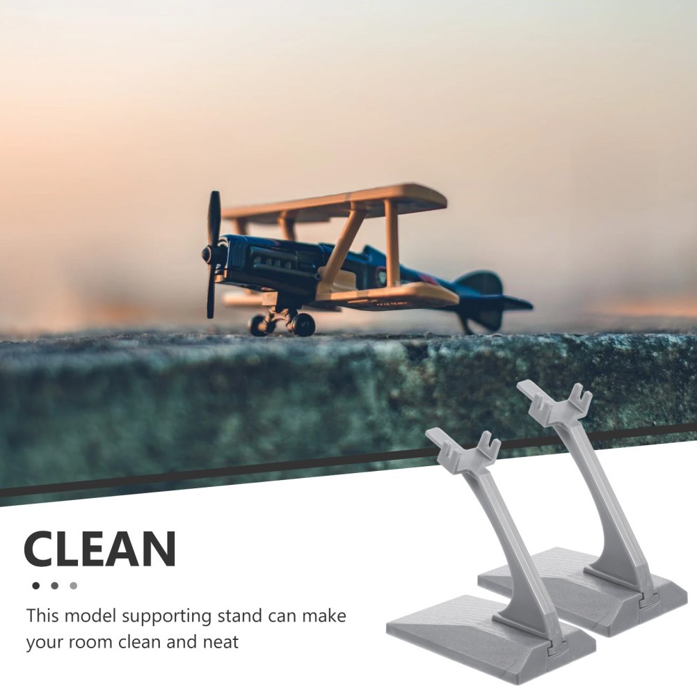 2 Pcs Display Stand for Model Aircraft Plane Support Base Bracket