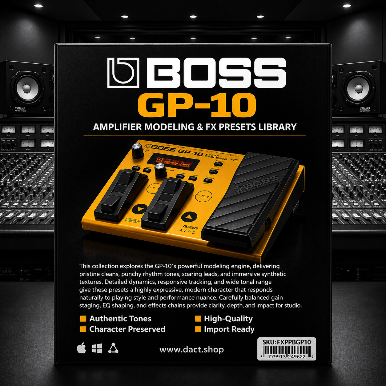 Boss GP-10 Guitar Multi-FX Presets Library