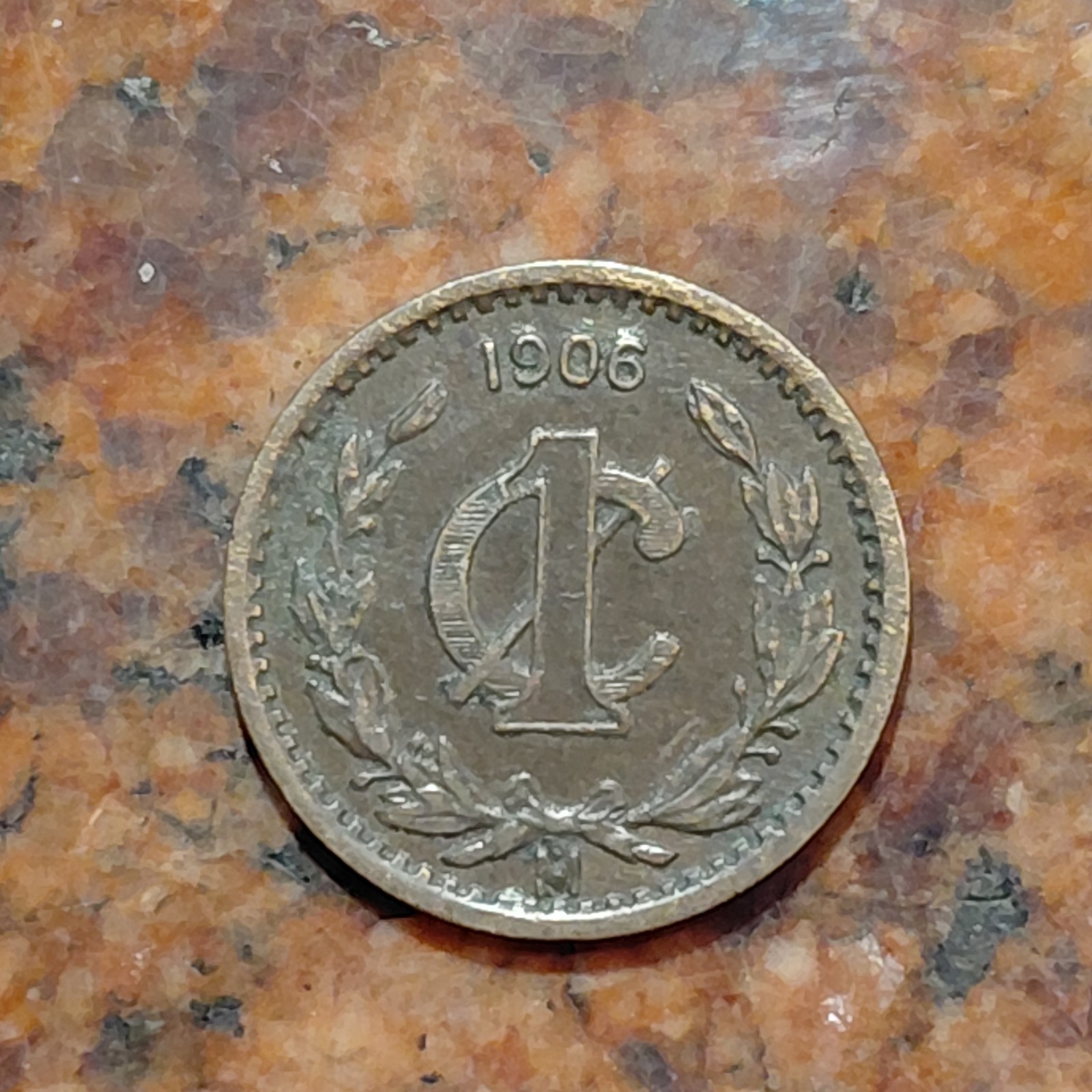 1906 MEXICO 1 CENTAVO COIN - #B7997