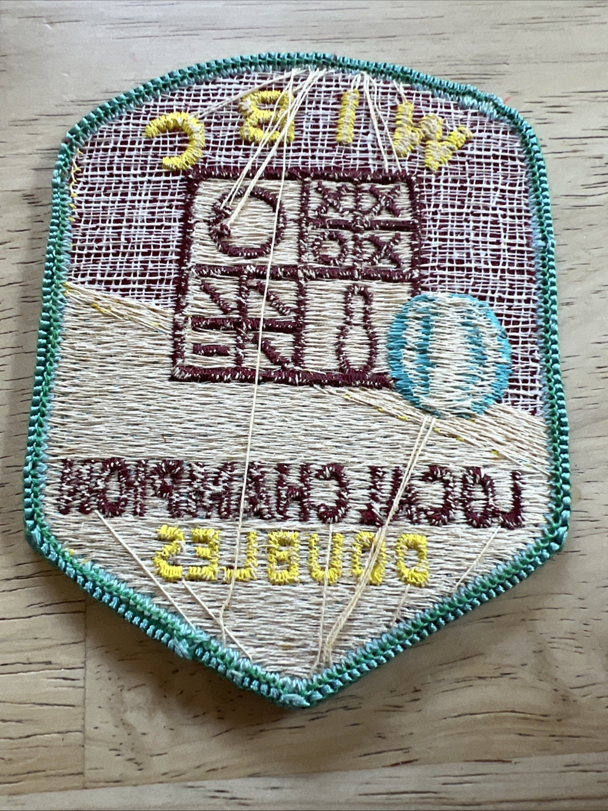 Vintage Patch, Bowling WIBC Local Champion Doubles Bowling Patch