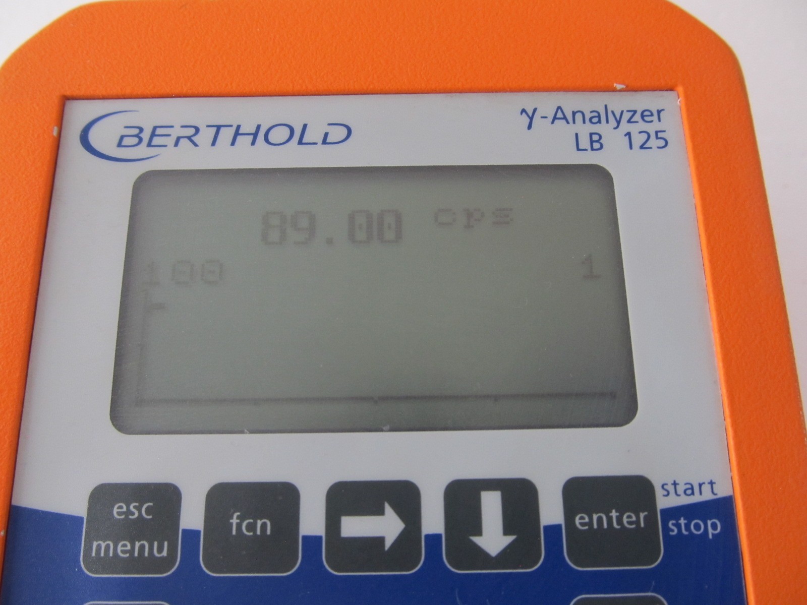 Berthold LB 125 Scint Detector Radiation Meter Gamma