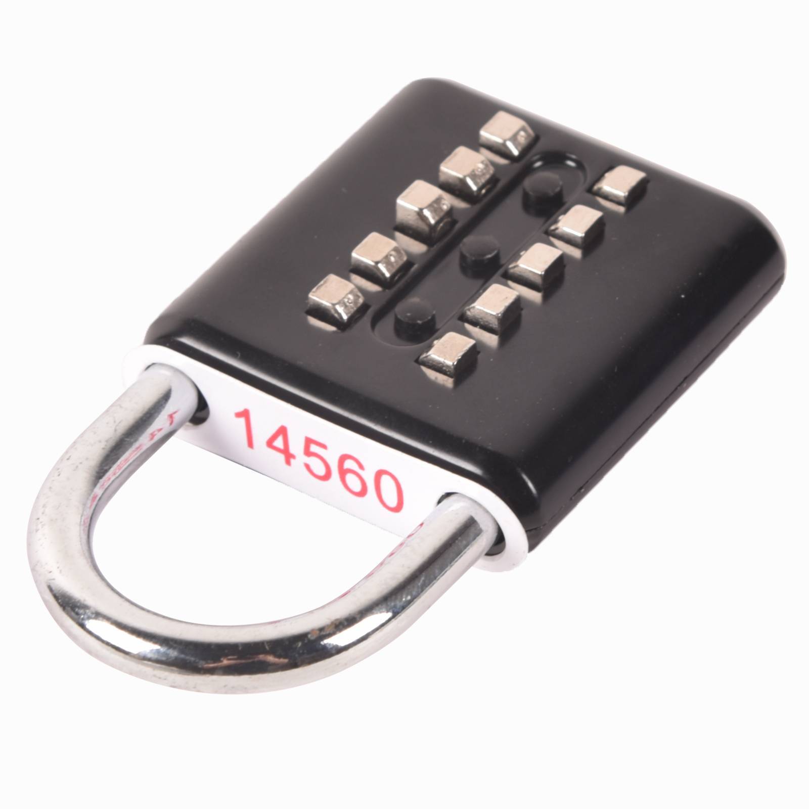 10-Digit Combination Lock Push Button Padlock 5 Digit Locking Mechanism 2PCS