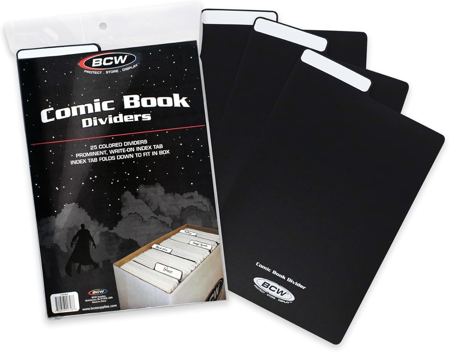 Acid-Free Comic Dividers - 25 Pack for Efficient Comic Storage Solutions