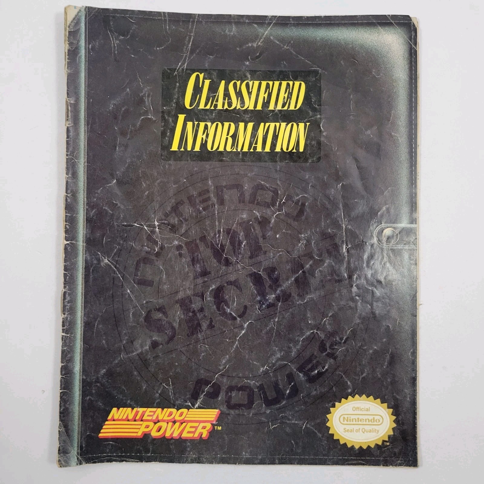 Nintendo Power: Classified Information Booklet Strategy Guide (1990 Acceptable)