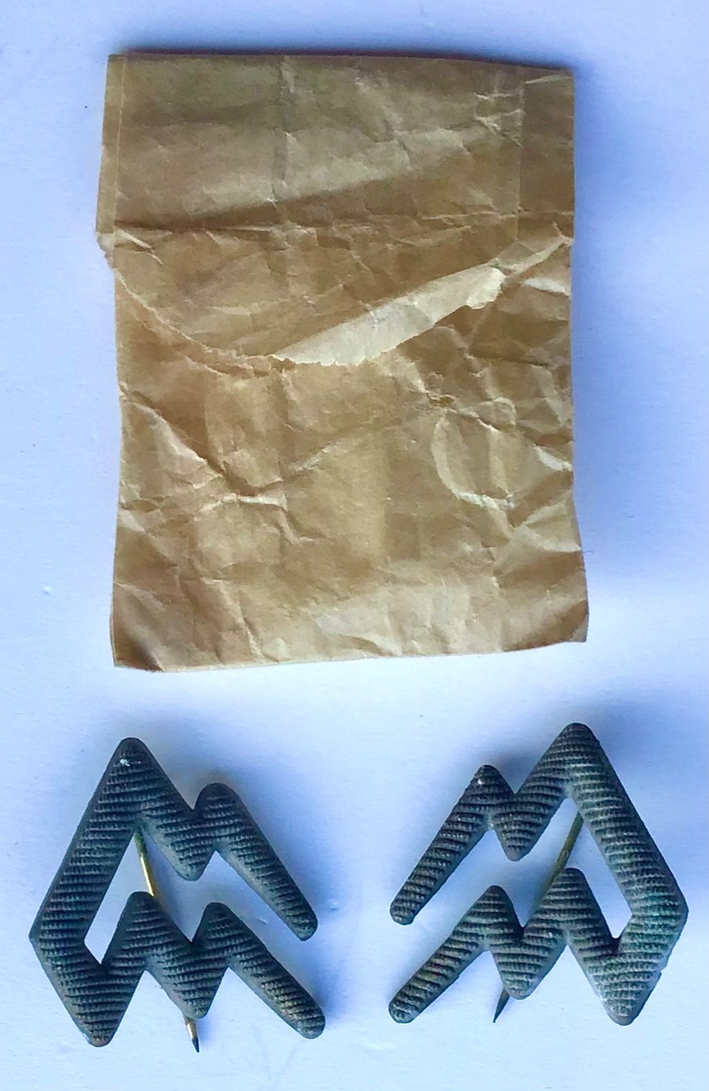 Republican National Guard RSI 2 gm friezes - RSI badge ITALY WWII