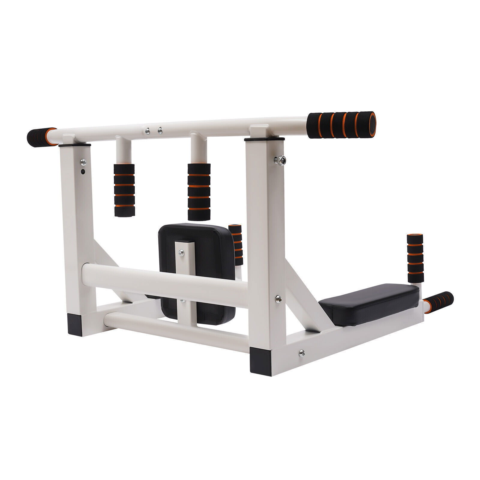 Chin Up Bar Power Pull Up Wall Mounted Home Gym Fitness Dip Station Equipment