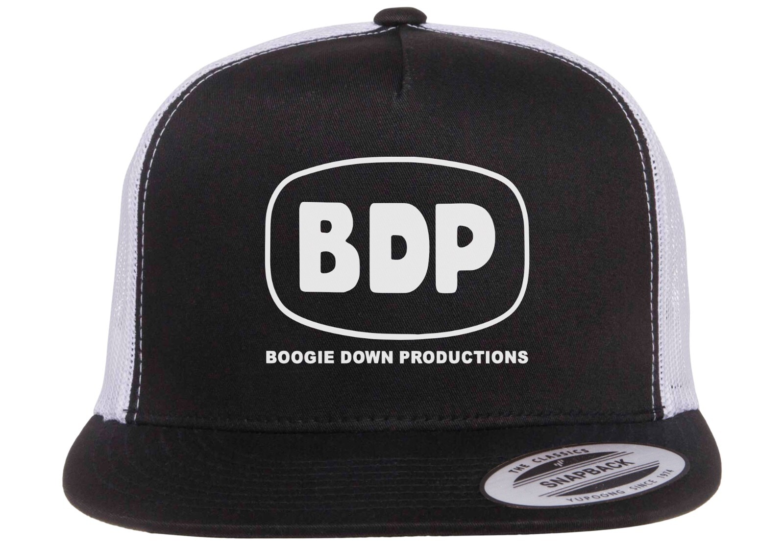 Old School Rap BDP Trucker Hat Mesh Back Snapback Hip Hop Baseball Unisex Cap