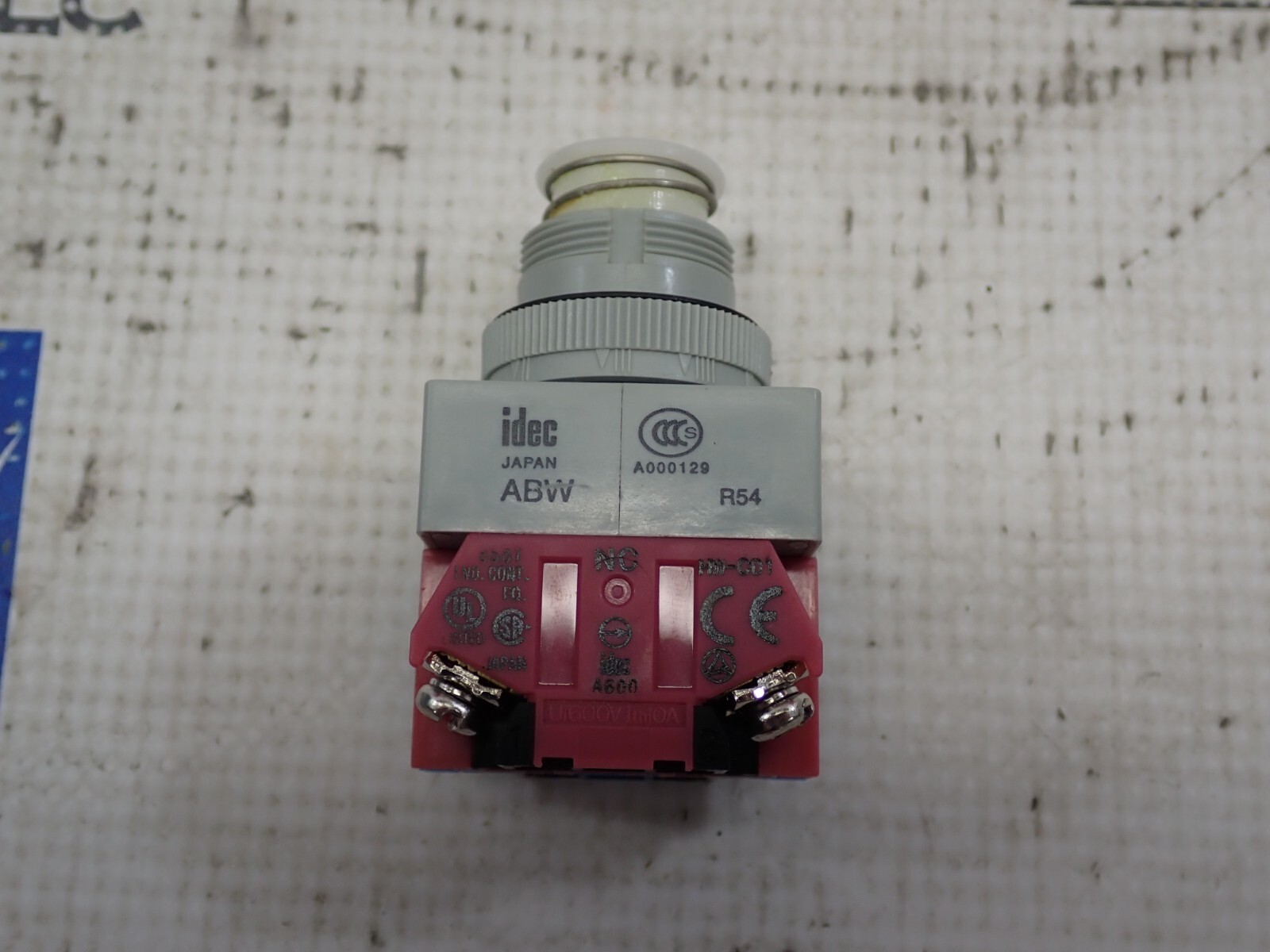 IDEC ABW211-G Green Pushbutton 120-600V AC