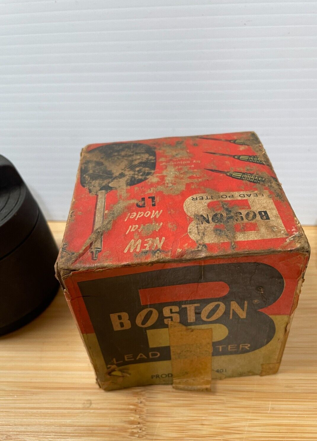 Vintage Boston Lead Pointer Drafting Pencil Lead Sharpener LP no. 1401 Tested