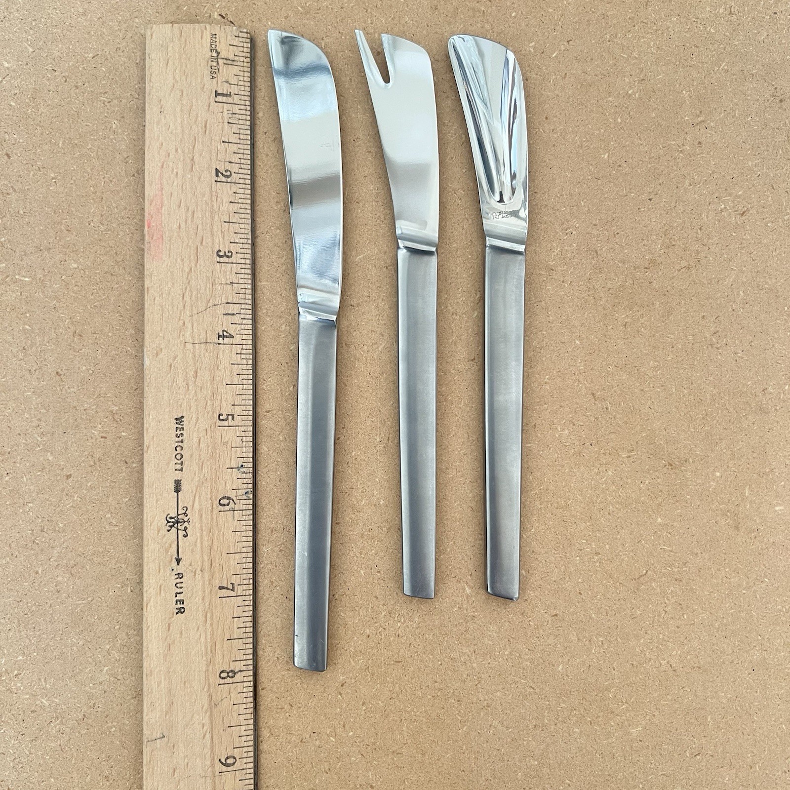 Delmonico Snack Set by ARTHUR SALM ~ VINTAGE Jam Spoon Cheese Knife Butter Knife