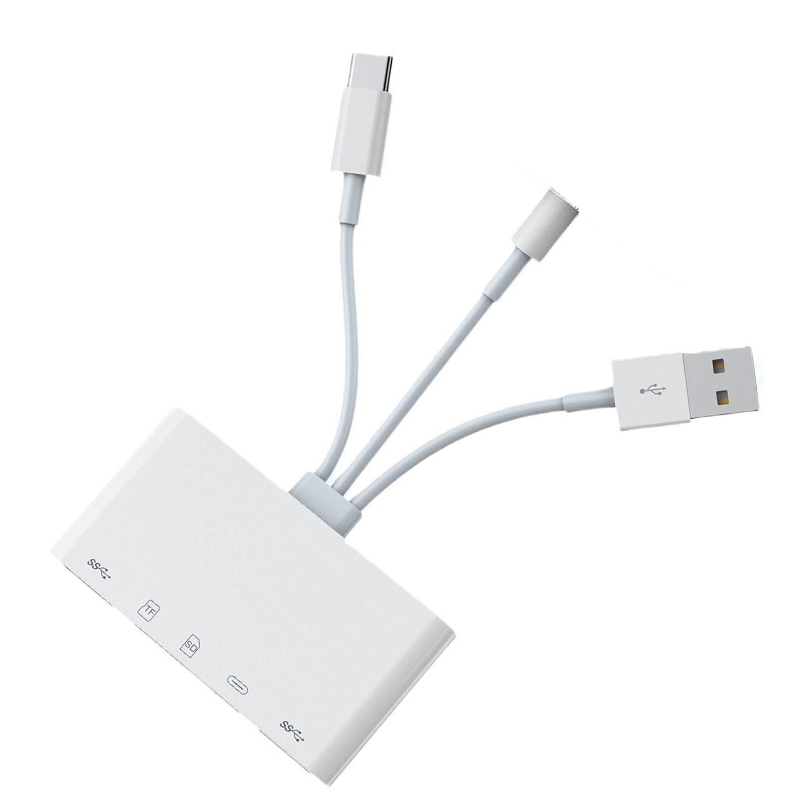 5 in 1 Memory Card Reader SD Card Reader USB OTG Adapter for iPhone/iPad