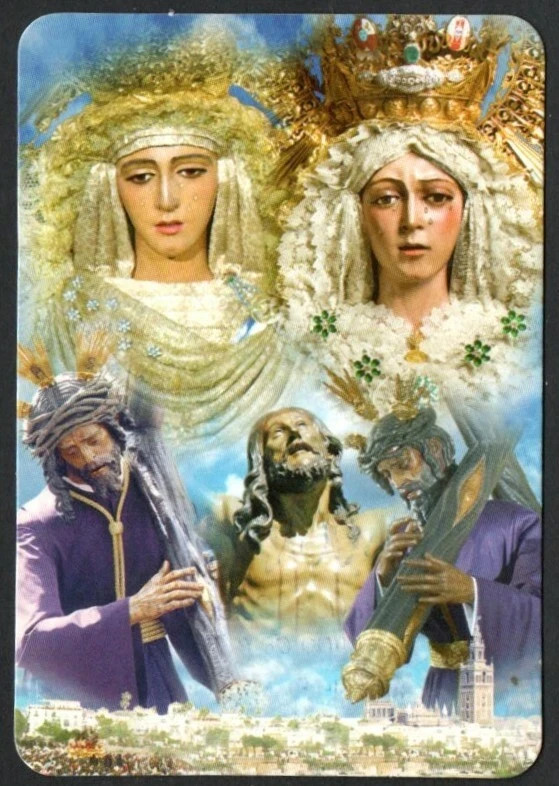 Holy card de la Virgin santino image pieuses estampa