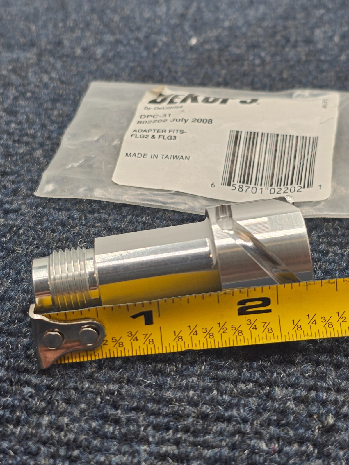 DEVILBISS DeKups DPC-31: DISPOSABLE CUP ADAPTER for FLG2 & FLG3