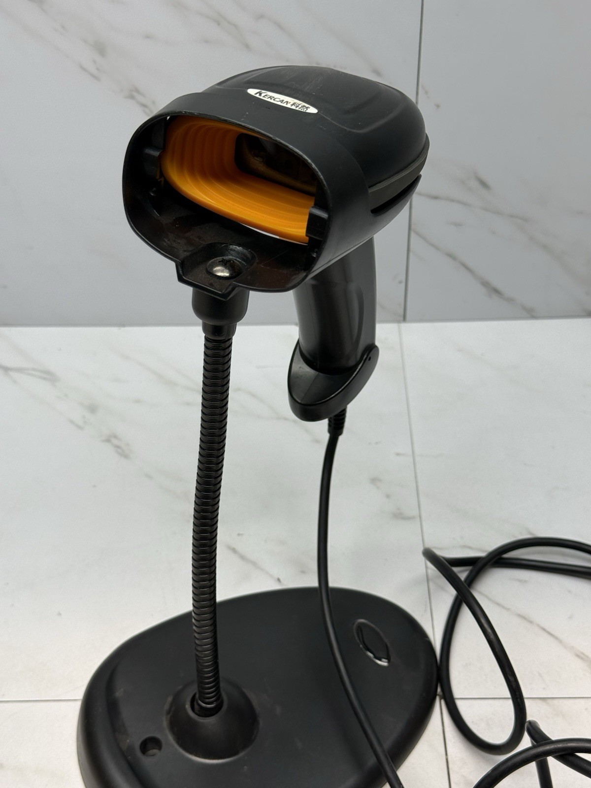Kercan KR-230-EIO 2D Barcode Scanner USB Wired Handheld QR Code Reader w/ stand