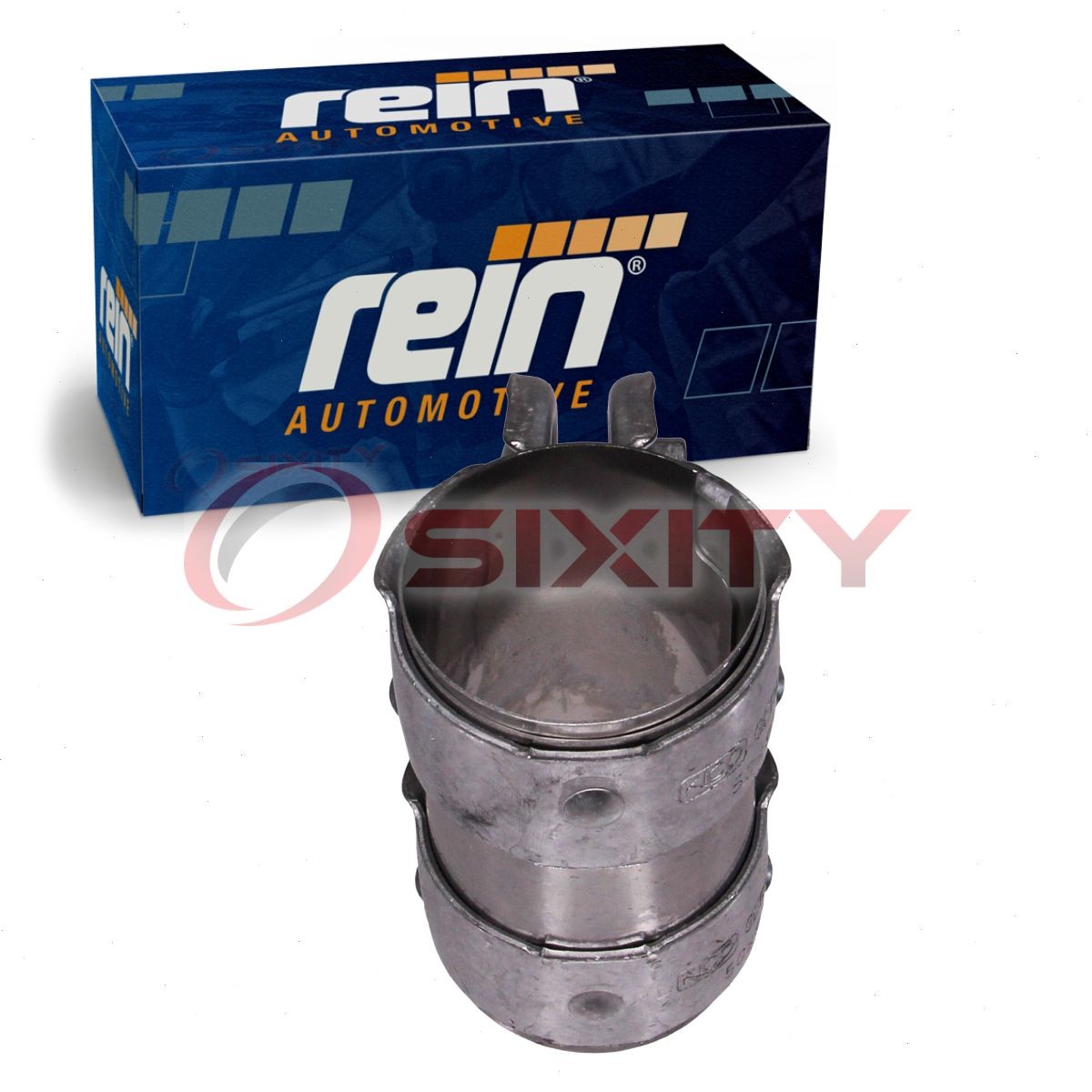 Rein Exhaust Muffler Clamp for 1990-1991 Audi Coupe Quattro 2.3L L5 Hardware nr