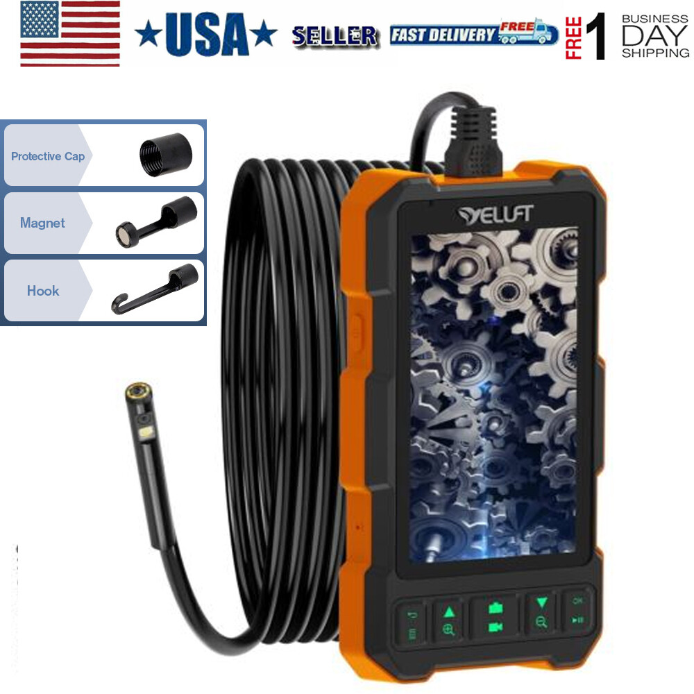 Dual Lens Inspection Camera, YELUFT 1080P HD Borescope Pipe Plumbing Duct Camera