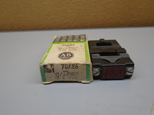 New old Stock  70A86 Allen Bradley 110 VAC Coil 70A86  X60