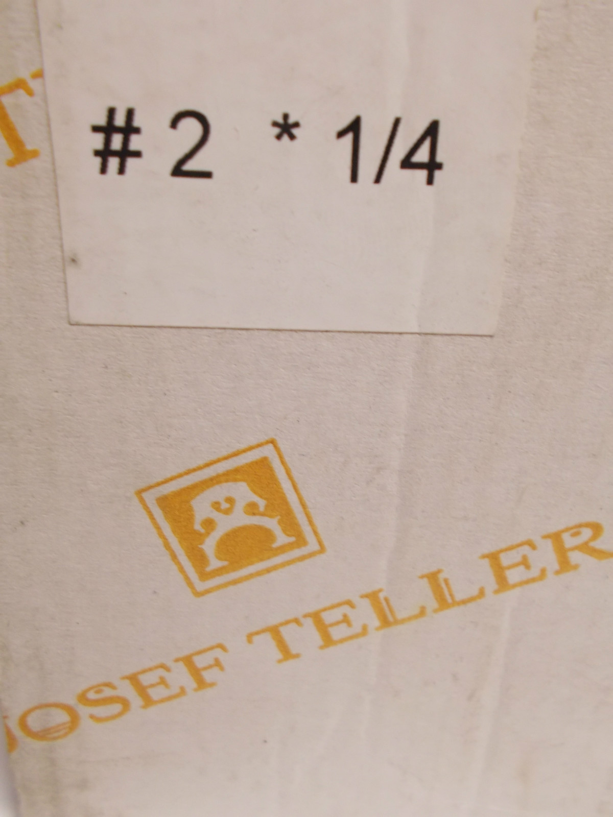 Genuine Josef Teller Cello Bridge Model #2 1/4"