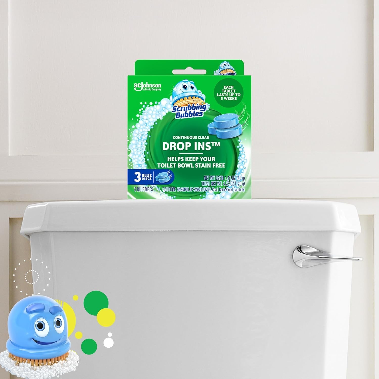 Scrubbing Bubbles Toilet Cleaner Drop Ins 5 Count Ounce