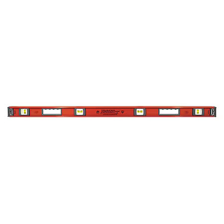 Johnson Level & Tool 1254-4800 Aluminum Level, 48 In. L, 4 Vials