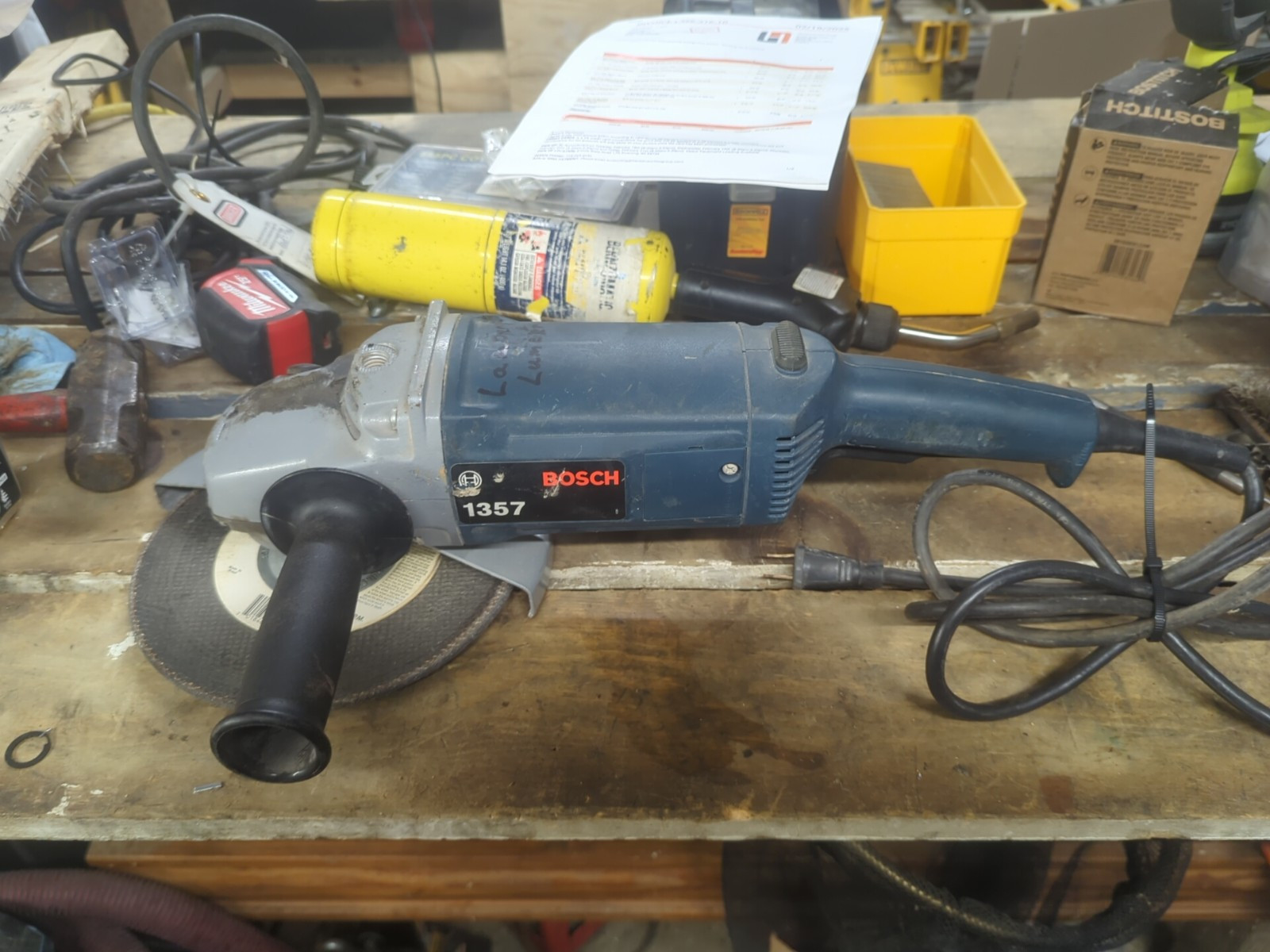 Bosch BSH-1357 7” Electric Angle Grinder