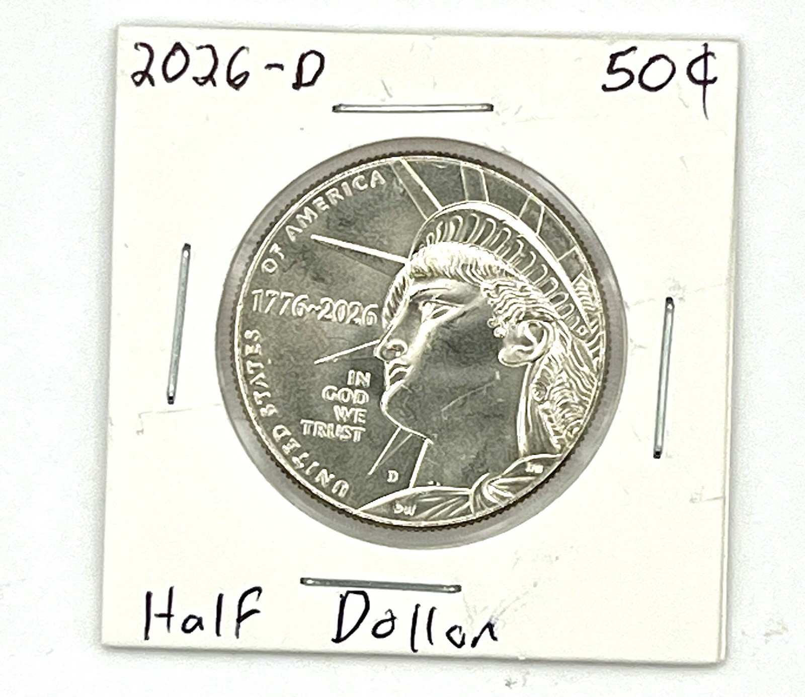 Enduring Liberty 2026  D Semiquincentennial Half Dollar - 1 Coin