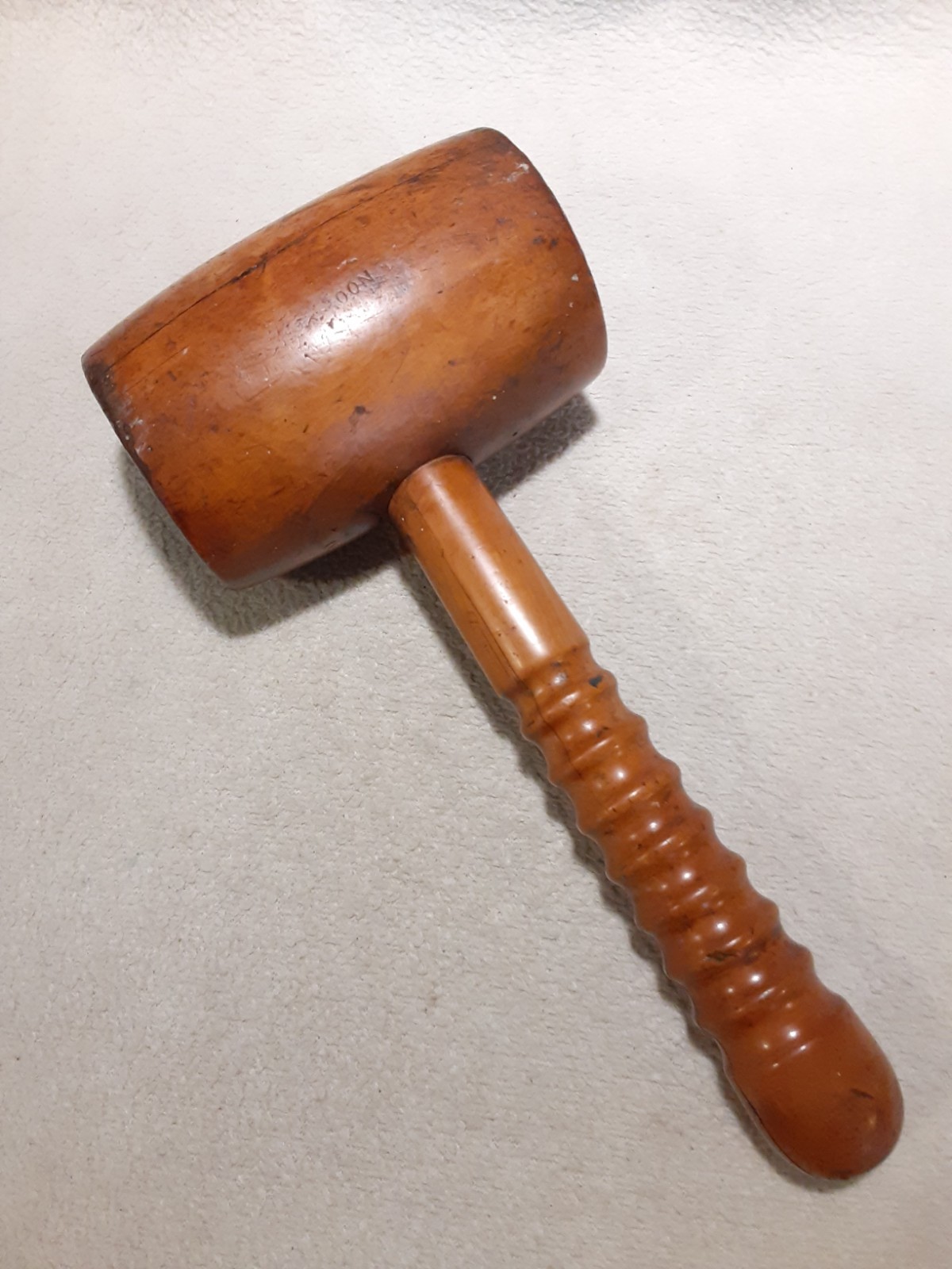 VINTAGE ROCK MAPLEWOOD CARVING MALLET WOODCARVING HAMMER WHITTLING SCULPTING