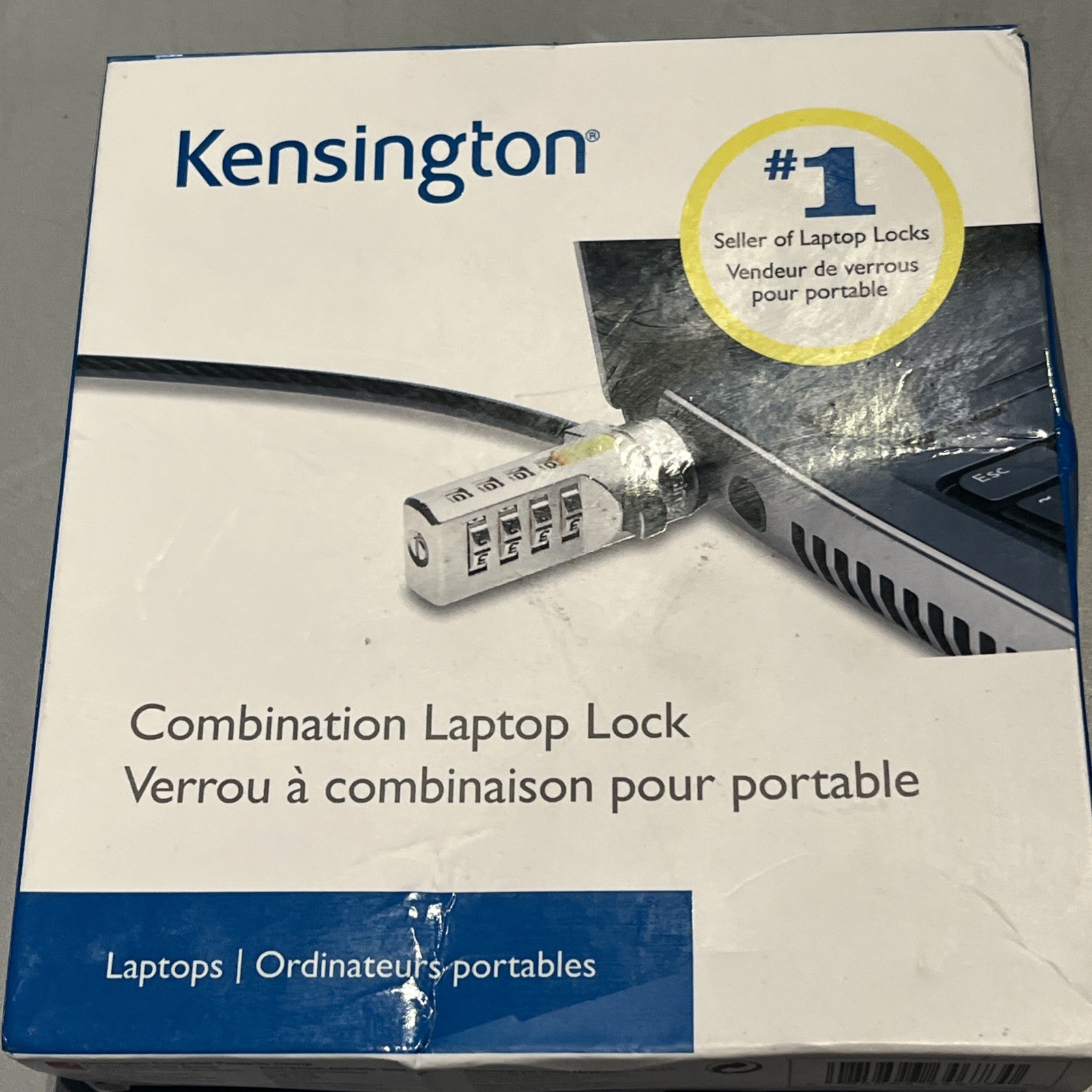 Kensington Combination Laptop Computer Lock K64673AM New Open Box