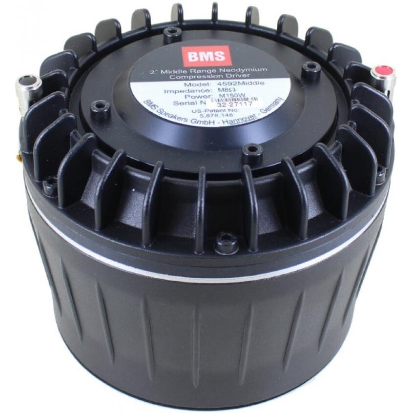 BMS 4592ND-MID 2" Midrange Compression Driver Neodymium Middle 8 Ohm