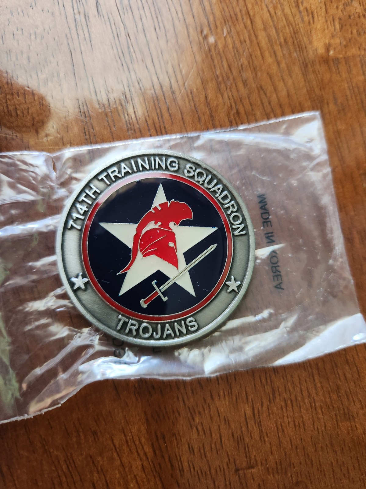 USAF 714th Training Squadron Trojans C-130 Center of Excellence Challenge Coin
