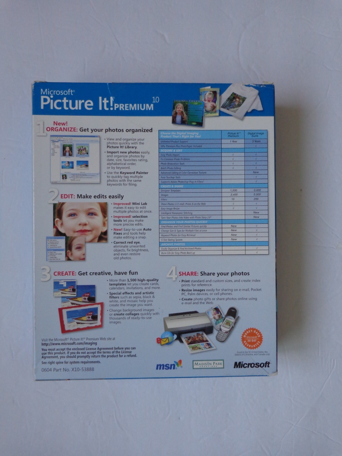 Microsoft Picture It! Premium 10 For Windows